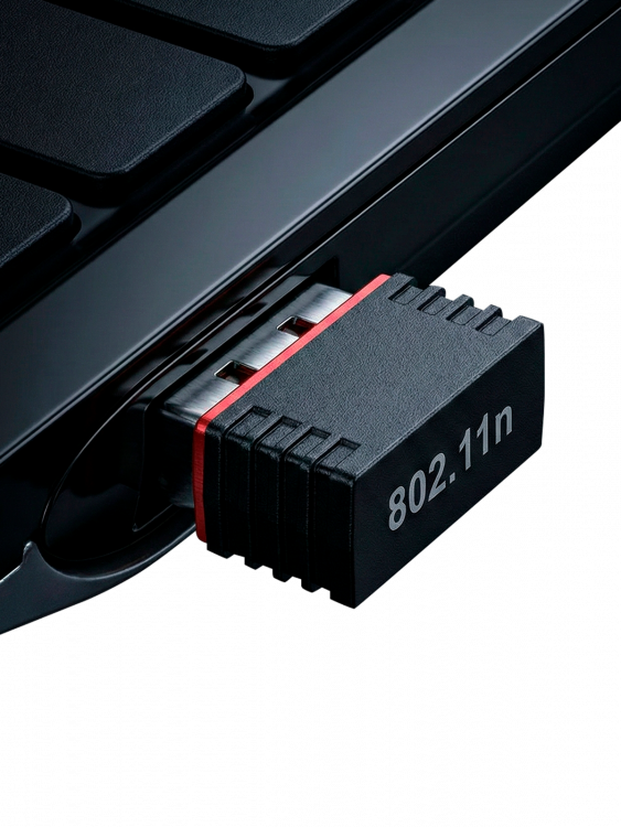 Wi-Fi адаптер для компьютера и ноутбука USB 2.4 Ггц 150 Мбит/с Орбита OT-PCK02